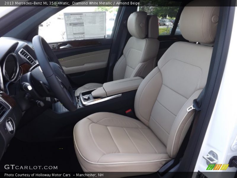 Diamond White Metallic / Almond Beige 2013 Mercedes-Benz ML 350 4Matic