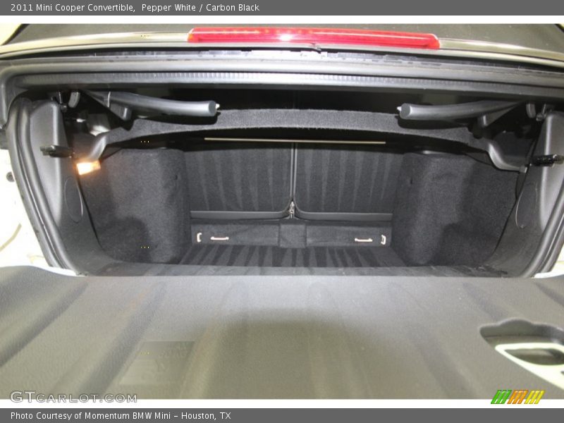 Pepper White / Carbon Black 2011 Mini Cooper Convertible