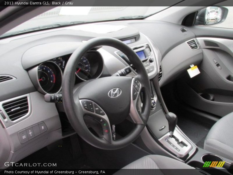 Black / Gray 2013 Hyundai Elantra GLS