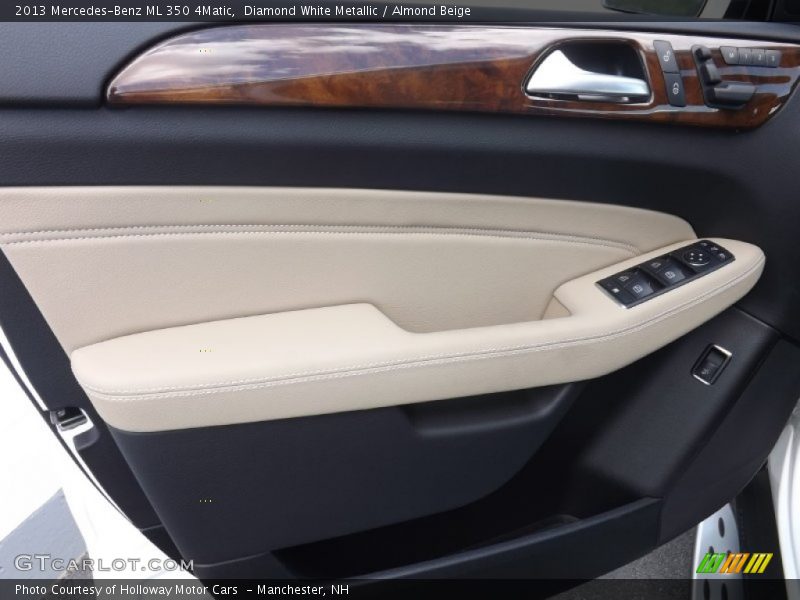 Diamond White Metallic / Almond Beige 2013 Mercedes-Benz ML 350 4Matic