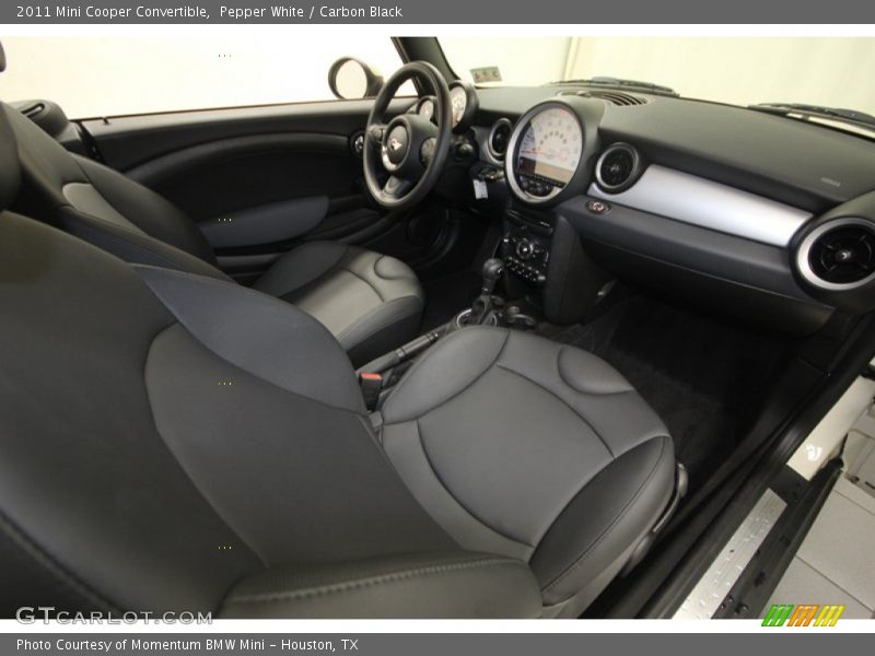 Pepper White / Carbon Black 2011 Mini Cooper Convertible