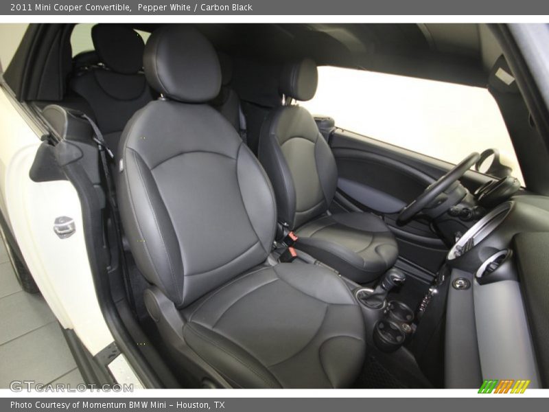 Pepper White / Carbon Black 2011 Mini Cooper Convertible