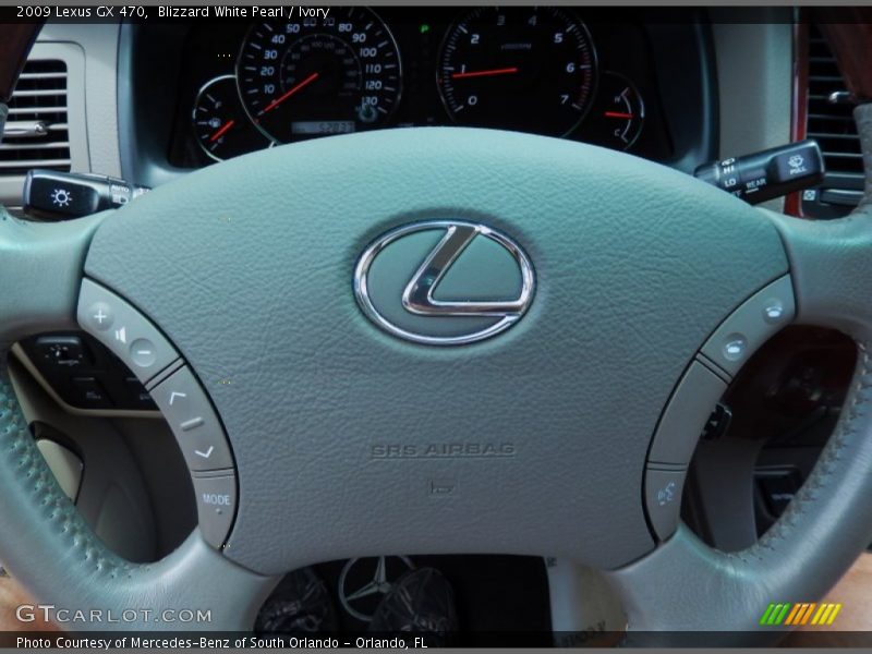 Blizzard White Pearl / Ivory 2009 Lexus GX 470