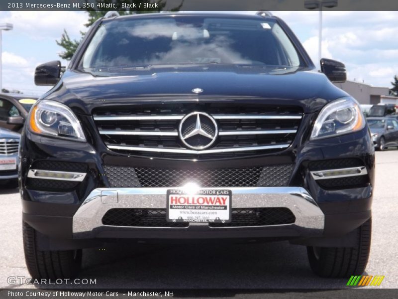 Black / Black 2013 Mercedes-Benz ML 350 4Matic