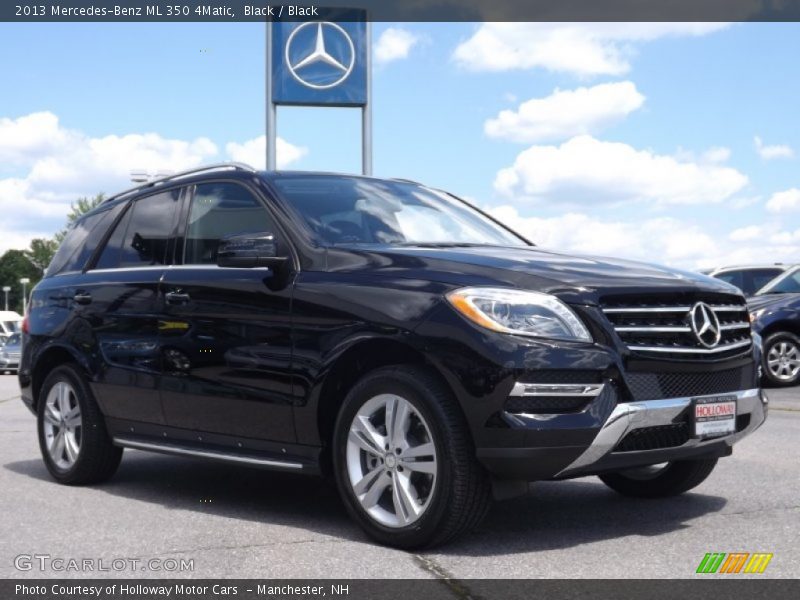 Black / Black 2013 Mercedes-Benz ML 350 4Matic