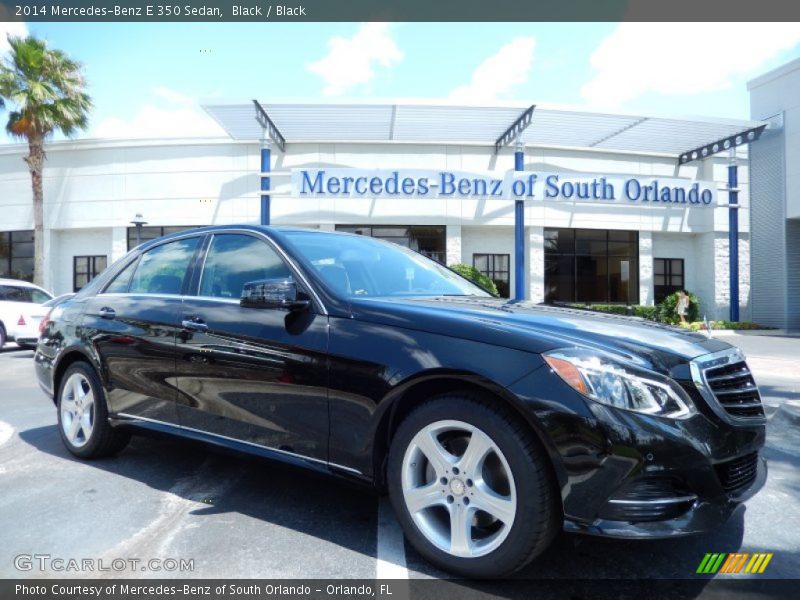 Black / Black 2014 Mercedes-Benz E 350 Sedan