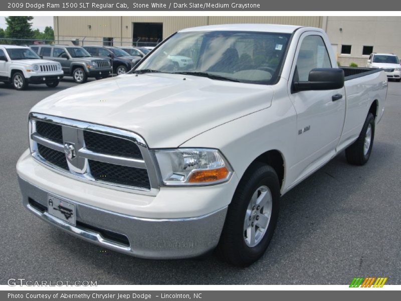 Stone White / Dark Slate/Medium Graystone 2009 Dodge Ram 1500 SLT Regular Cab