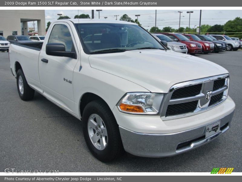 Stone White / Dark Slate/Medium Graystone 2009 Dodge Ram 1500 SLT Regular Cab