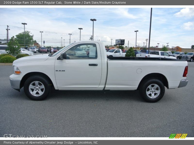Stone White / Dark Slate/Medium Graystone 2009 Dodge Ram 1500 SLT Regular Cab