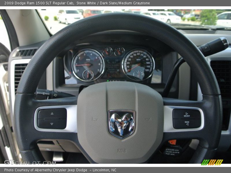 Stone White / Dark Slate/Medium Graystone 2009 Dodge Ram 1500 SLT Regular Cab