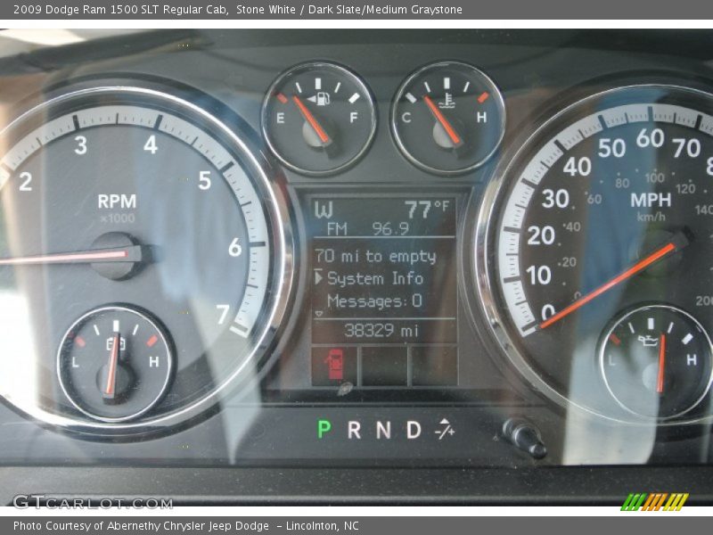 Stone White / Dark Slate/Medium Graystone 2009 Dodge Ram 1500 SLT Regular Cab