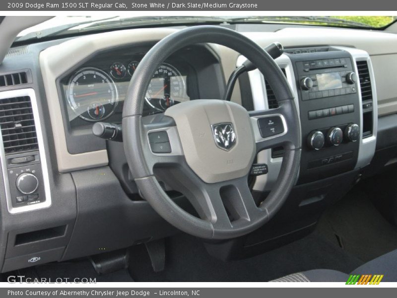Stone White / Dark Slate/Medium Graystone 2009 Dodge Ram 1500 SLT Regular Cab