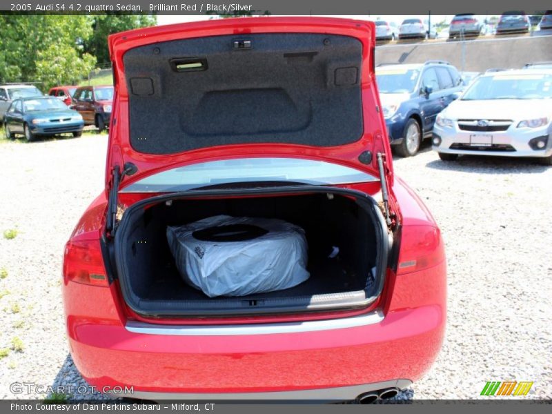 Brilliant Red / Black/Silver 2005 Audi S4 4.2 quattro Sedan