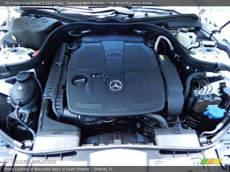 Diamond White Metallic / Silk Beige/Espresso Brown 2014 Mercedes-Benz E 350 Sedan
