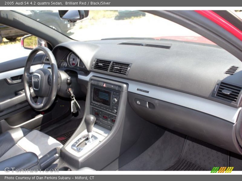 Brilliant Red / Black/Silver 2005 Audi S4 4.2 quattro Sedan