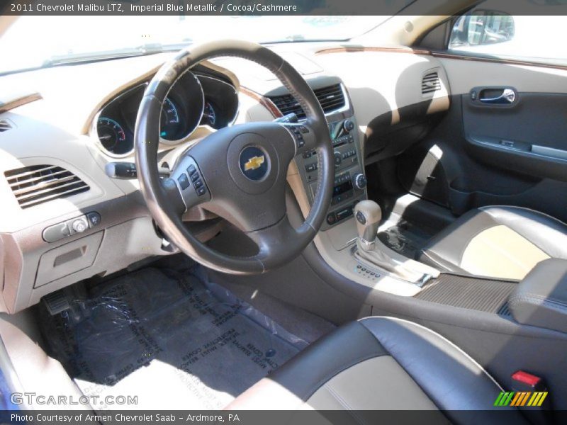 Imperial Blue Metallic / Cocoa/Cashmere 2011 Chevrolet Malibu LTZ