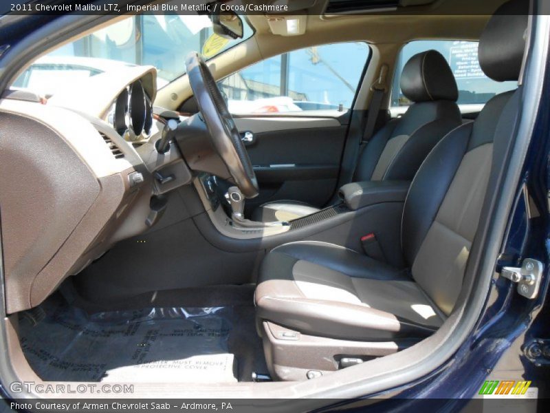 Imperial Blue Metallic / Cocoa/Cashmere 2011 Chevrolet Malibu LTZ
