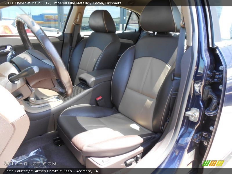 Imperial Blue Metallic / Cocoa/Cashmere 2011 Chevrolet Malibu LTZ
