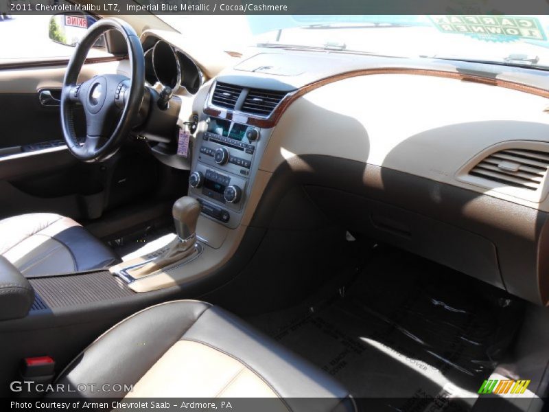 Imperial Blue Metallic / Cocoa/Cashmere 2011 Chevrolet Malibu LTZ
