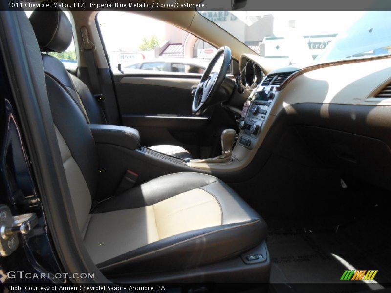 Imperial Blue Metallic / Cocoa/Cashmere 2011 Chevrolet Malibu LTZ