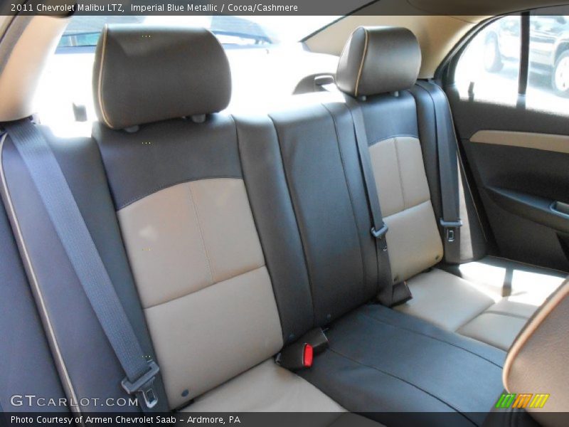 Imperial Blue Metallic / Cocoa/Cashmere 2011 Chevrolet Malibu LTZ