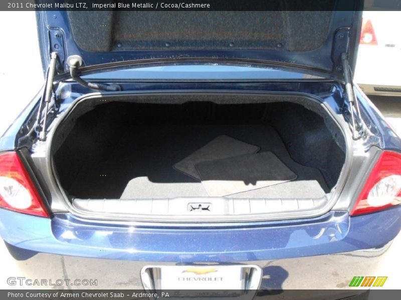 Imperial Blue Metallic / Cocoa/Cashmere 2011 Chevrolet Malibu LTZ