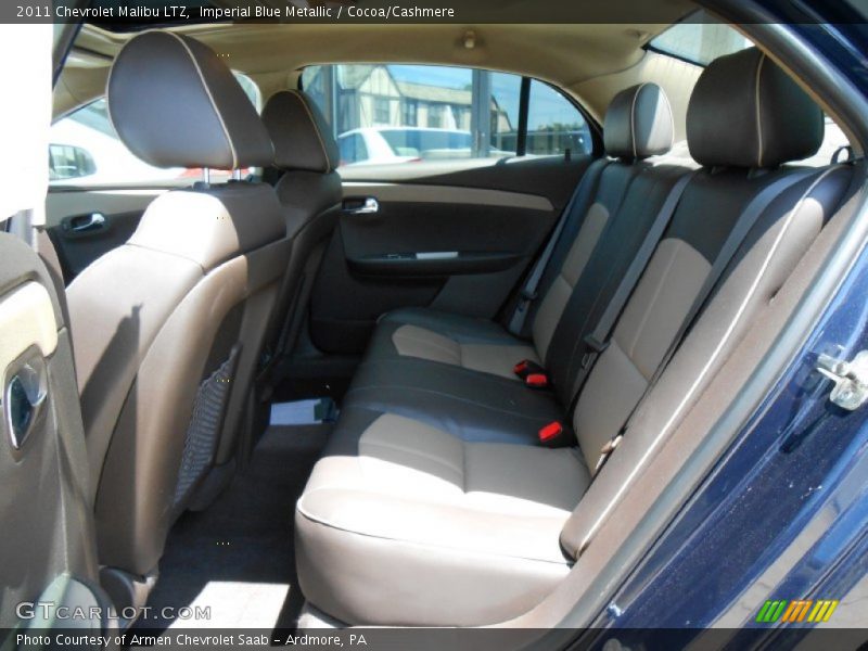 Imperial Blue Metallic / Cocoa/Cashmere 2011 Chevrolet Malibu LTZ