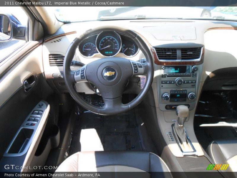 Imperial Blue Metallic / Cocoa/Cashmere 2011 Chevrolet Malibu LTZ