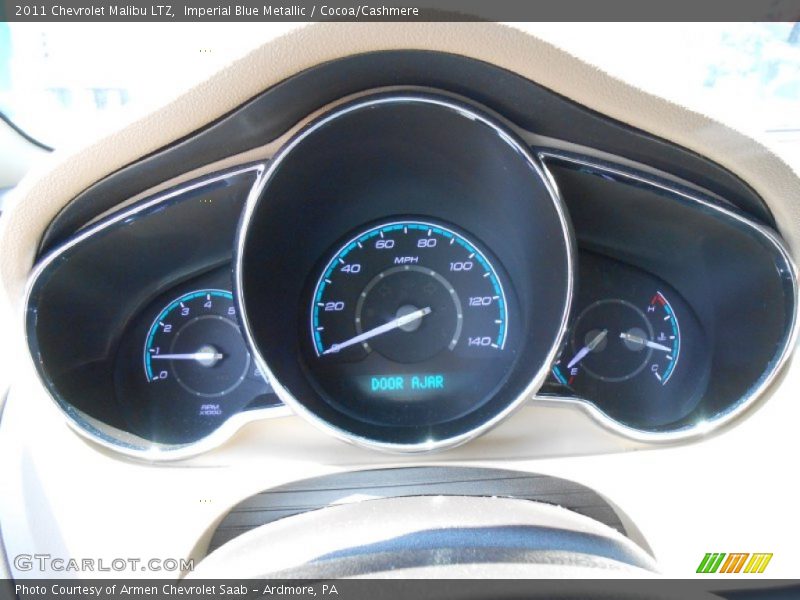 Imperial Blue Metallic / Cocoa/Cashmere 2011 Chevrolet Malibu LTZ