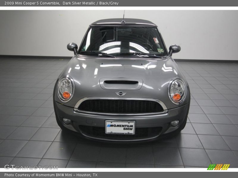 Dark Silver Metallic / Black/Grey 2009 Mini Cooper S Convertible