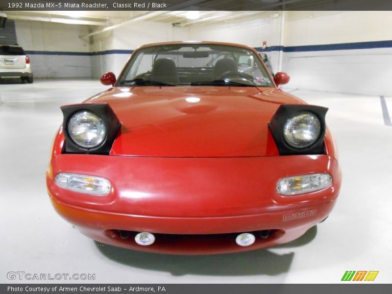 Classic Red / Black 1992 Mazda MX-5 Miata Roadster