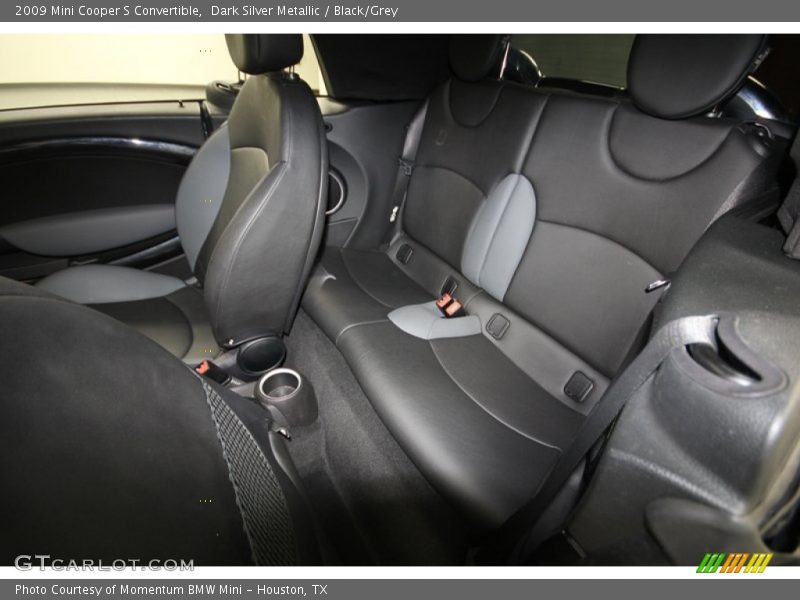 Dark Silver Metallic / Black/Grey 2009 Mini Cooper S Convertible