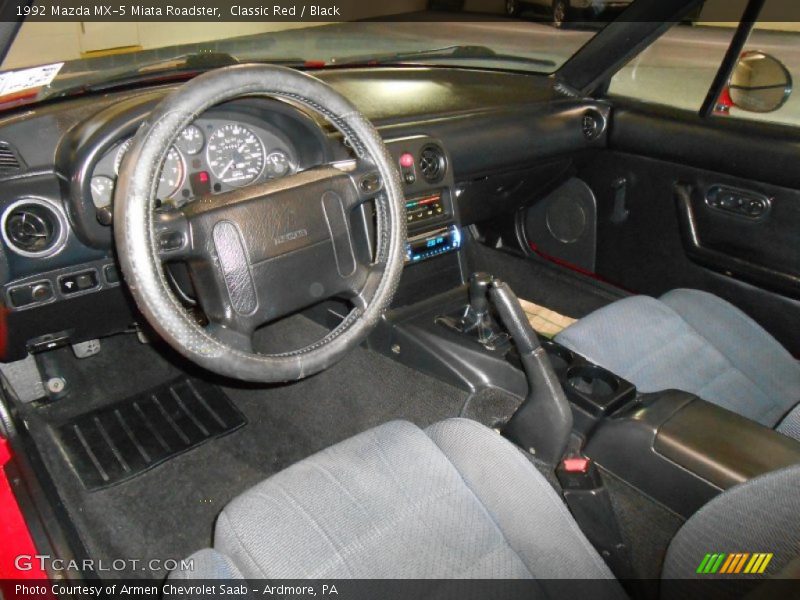 Classic Red / Black 1992 Mazda MX-5 Miata Roadster