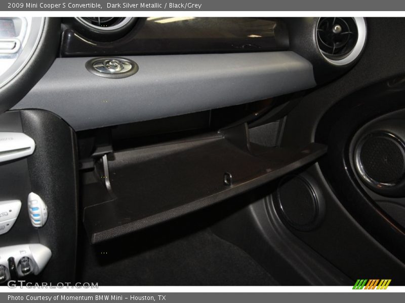 Dark Silver Metallic / Black/Grey 2009 Mini Cooper S Convertible