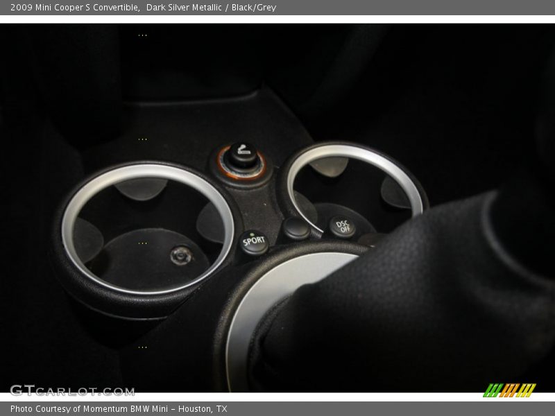 Dark Silver Metallic / Black/Grey 2009 Mini Cooper S Convertible