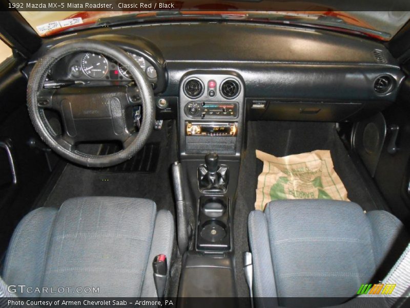 Classic Red / Black 1992 Mazda MX-5 Miata Roadster