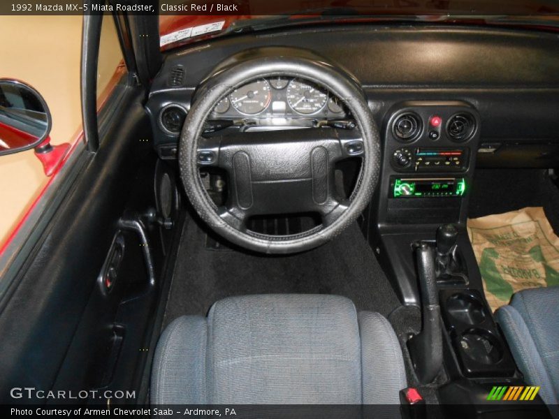 Classic Red / Black 1992 Mazda MX-5 Miata Roadster