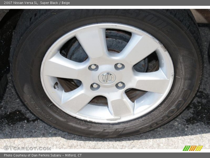 Super Black / Beige 2007 Nissan Versa SL