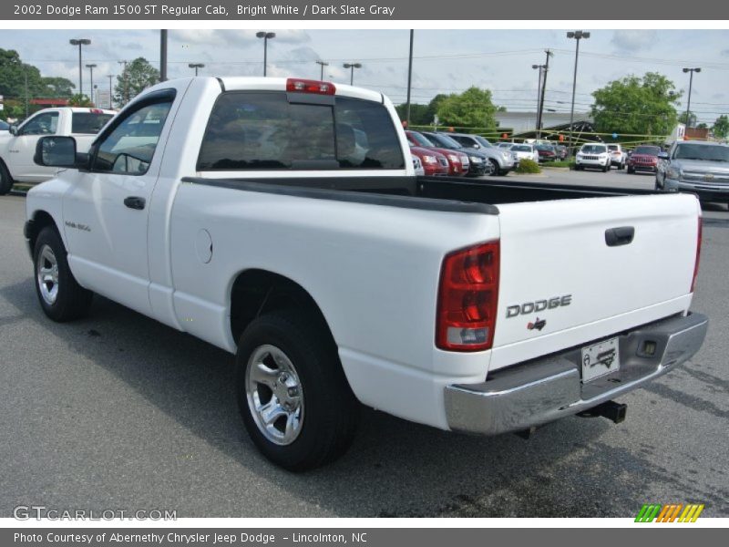 Bright White / Dark Slate Gray 2002 Dodge Ram 1500 ST Regular Cab