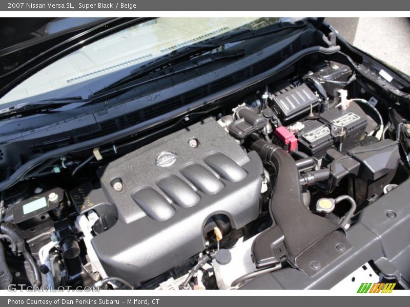 Super Black / Beige 2007 Nissan Versa SL