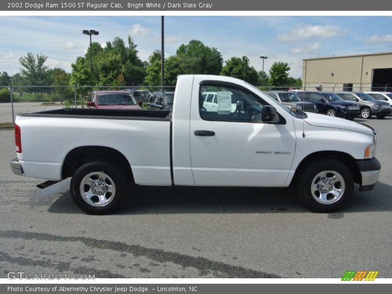 Bright White / Dark Slate Gray 2002 Dodge Ram 1500 ST Regular Cab