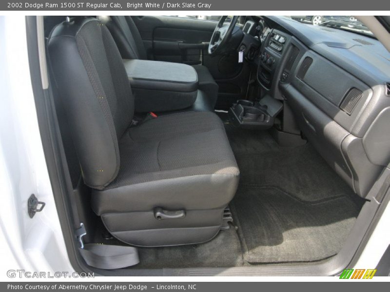 Bright White / Dark Slate Gray 2002 Dodge Ram 1500 ST Regular Cab