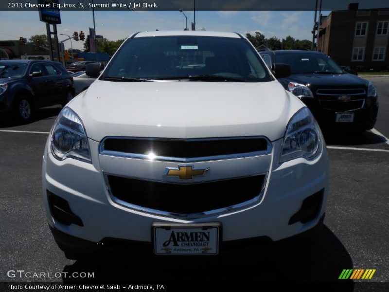 Summit White / Jet Black 2013 Chevrolet Equinox LS
