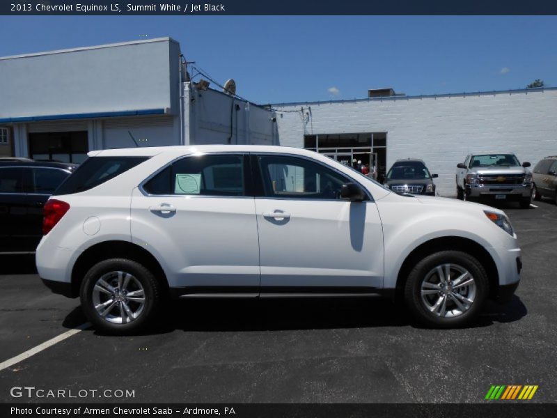 Summit White / Jet Black 2013 Chevrolet Equinox LS
