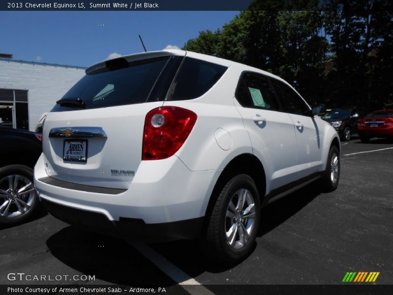 Summit White / Jet Black 2013 Chevrolet Equinox LS