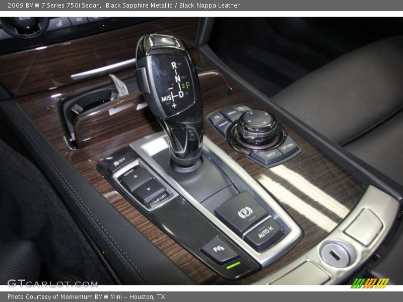 Black Sapphire Metallic / Black Nappa Leather 2009 BMW 7 Series 750i Sedan