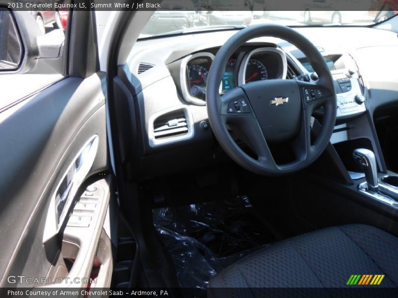 Summit White / Jet Black 2013 Chevrolet Equinox LS
