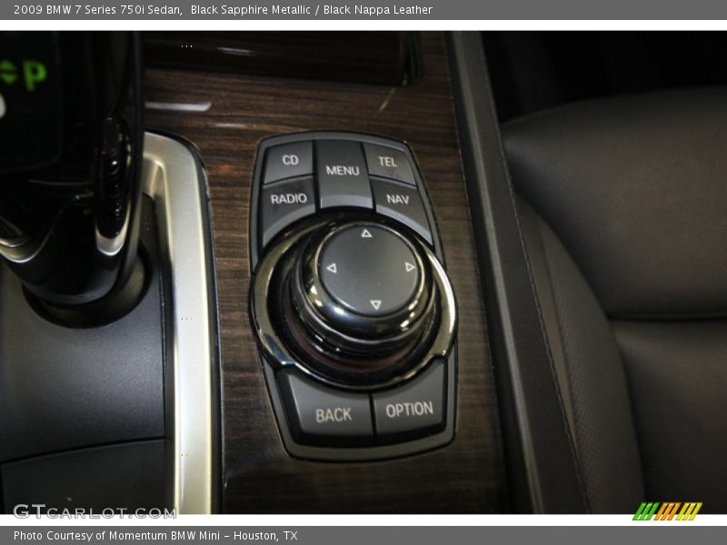 Black Sapphire Metallic / Black Nappa Leather 2009 BMW 7 Series 750i Sedan