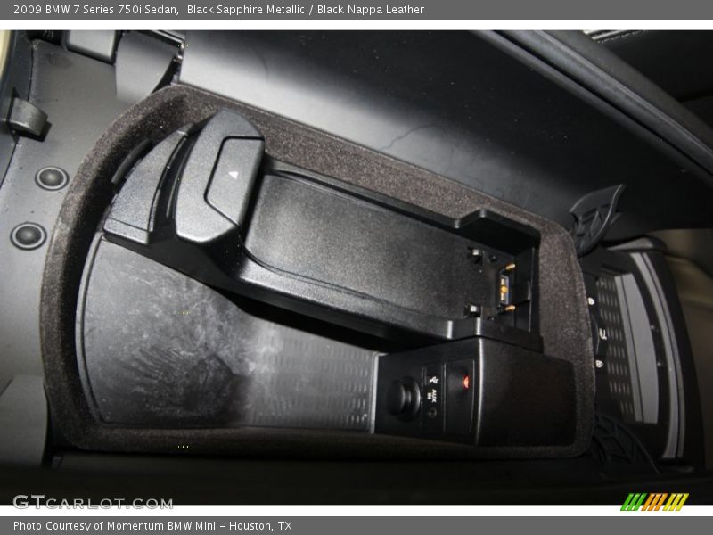 Black Sapphire Metallic / Black Nappa Leather 2009 BMW 7 Series 750i Sedan