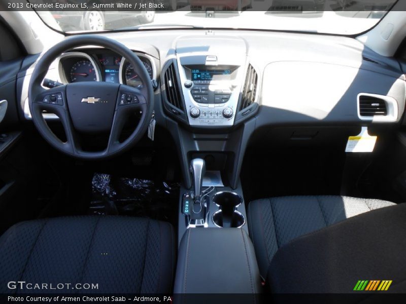 Summit White / Jet Black 2013 Chevrolet Equinox LS